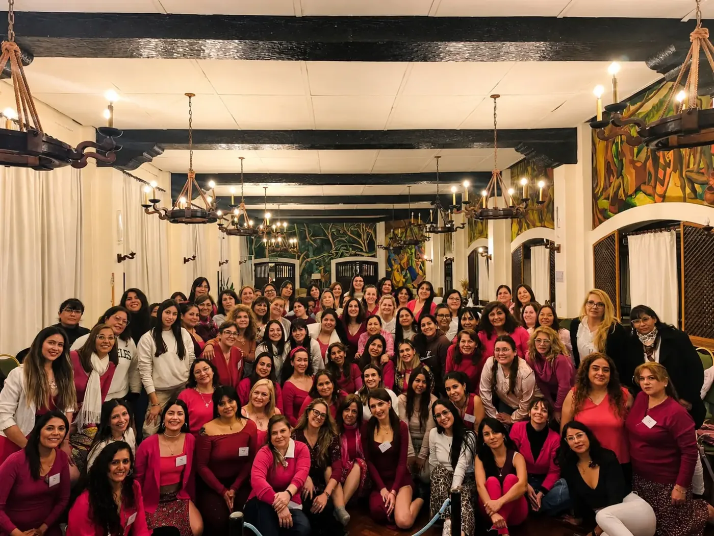 Encuentro presencial de la comunidad de Mar, mujeres reunidas